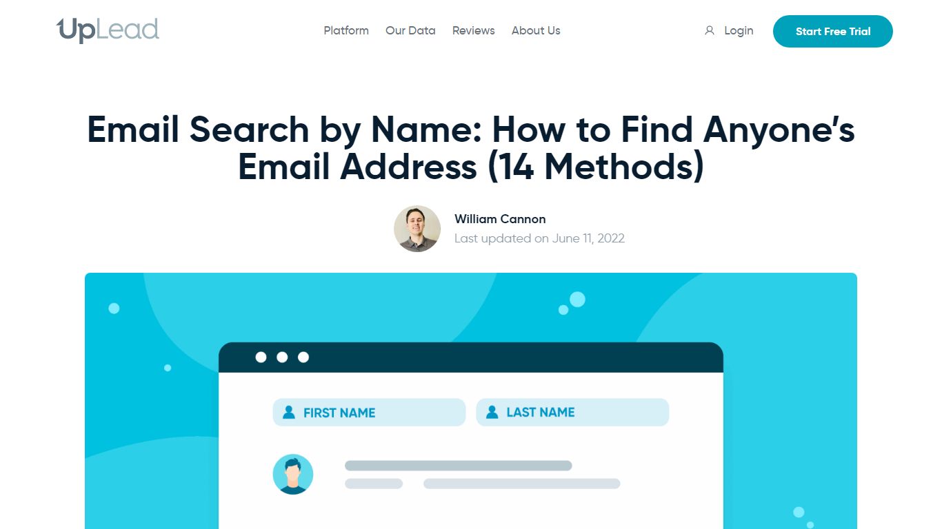 Email Search by Name: How to Find Anyone’s Email Address (14 ... - UpLead